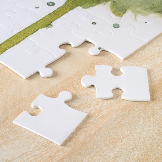 Crocodile Charm REF172 - Watercolor ジグソーパズル (側面)