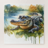 Crocodile Charm REF172 - Watercolor ジグソーパズル (縦)