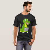 Crocodile goes on holiday mode holiday summer fami tシャツ (正面フル)