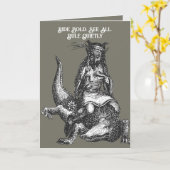 Crocodile King of Shadows カード (黄色い花)