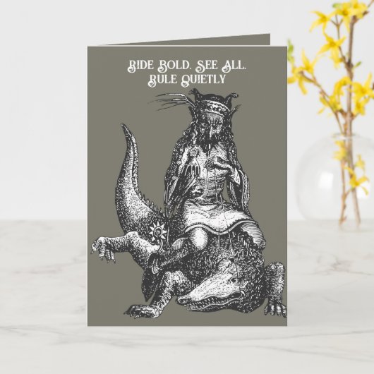 Crocodile King of Shadows カード (黄色い花)