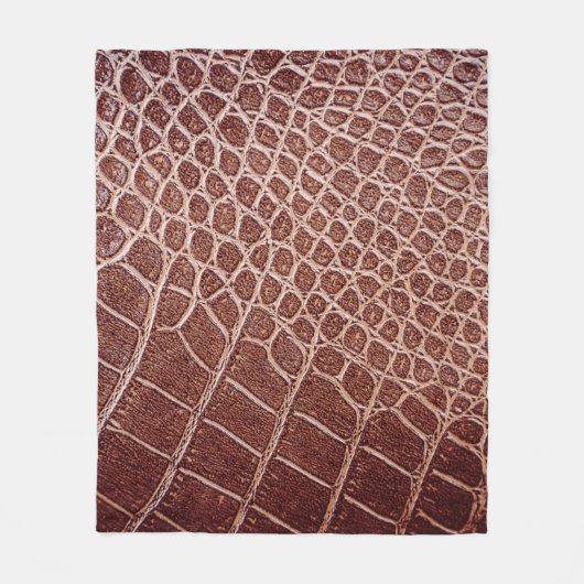 Crocodile leather pattern backgroundabstract,allig フリースブランケット (正面)
