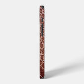 Crocodile leather pattern backgroundabstract,allig iPhoneケース (左側面)