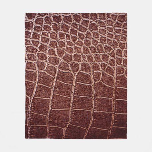 Crocodile leather patternabstract,alligator,animal フリースブランケット (正面)