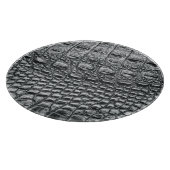 Crocodile Noir：ブラックレザーミスティーク カッティングボード (角)