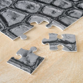 Crocodile Noir:ブラックレザーミスティーク ジグソーパズル (側面)