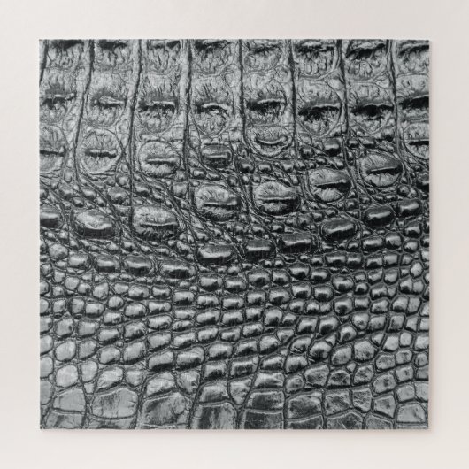 Crocodile Noir:ブラックレザーミスティーク ジグソーパズル (縦)