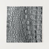 Crocodile Noir：ブラックレザーミスティーク タペストリー (正面(横))