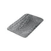 Crocodile Noir：ブラックレザーミスティーク バスマット (アングル)