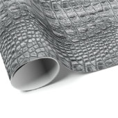 Crocodile Noir：ブラックレザーミスティーク ラッピングペーパー (ロールコーナー)