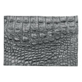 Crocodile Noir：ブラックレザーミスティーク 枕カバー (裏面)