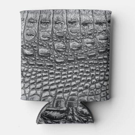 Crocodile Noir:ブラックレザーミスティーク 缶クーラー (正面)