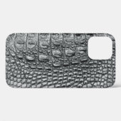 Crocodile Noir：ブラックレザーミスティーク Case-Mate iPhoneケース (裏面 (横))