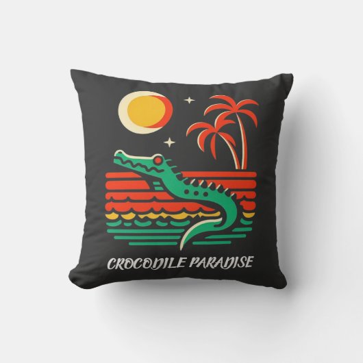 CROCODILE PARADISE クッション (正面)