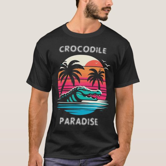CROCODILE PARADISE Tシャツ (正面)