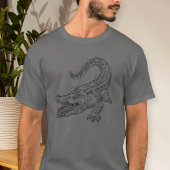 Crocodile Print T-Shirt - Crocodile Tee Tシャツ