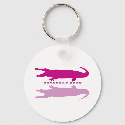 Crocodile Reflection Purple (クロコダイル反射パープル) キーホルダー (正面)