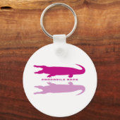 Crocodile Reflection Purple (クロコダイル反射パープル) キーホルダー (正面)