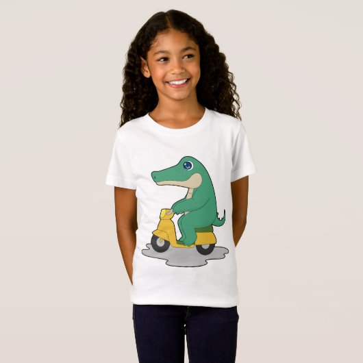 Crocodile Scooter Tシャツ (正面フル)