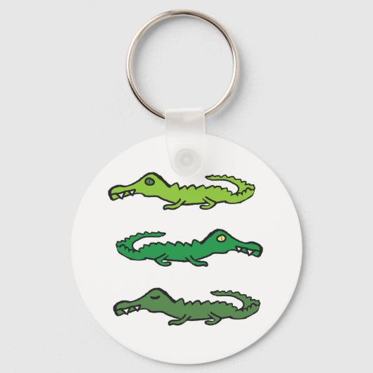 Crocodiles and Alligators キーホルダー (正面)