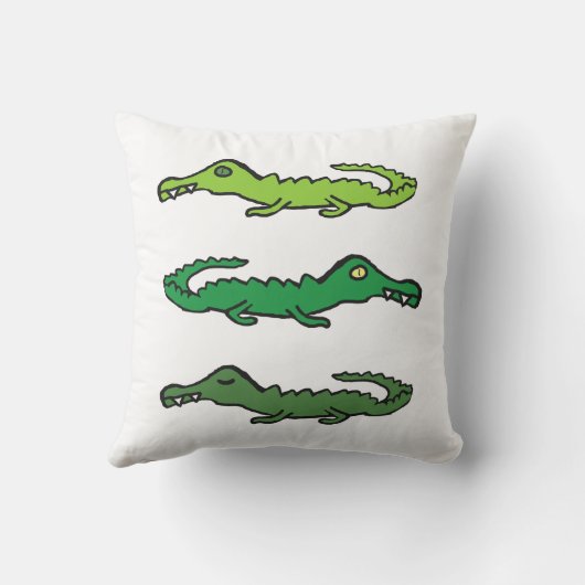 Crocodiles and Alligators クッション (裏面)