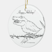 Crocoduckのオーナメント セラミックオーナメント (左)