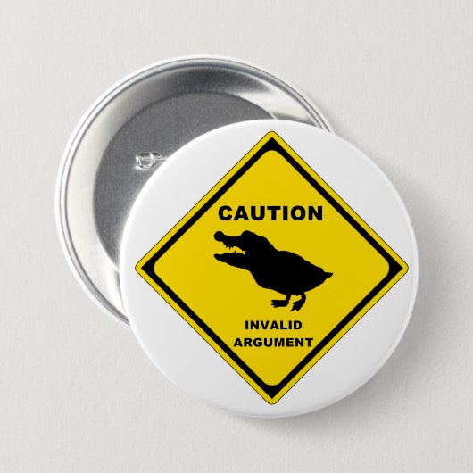 Crocoduck 缶バッジ (正面&裏面)