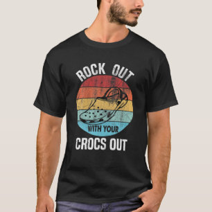 CROCSを使ったレトロヴィンテージ Tシャツ
