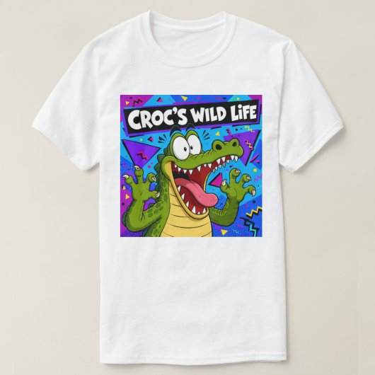 CROC'S WILD LIFE Tシャツ (デザイン正面)
