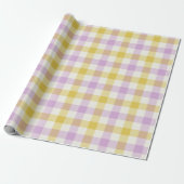 Crocus Gingham - Wrapping Paper ラッピングペーパー (アンロールド)