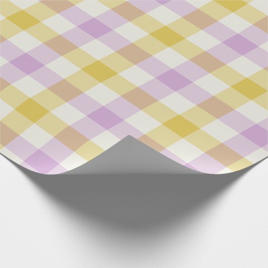 Crocus Gingham - Wrapping Paper ラッピングペーパー (角)