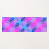 Crocus Ikat Pouf Miami ヨガマット (正面(横))