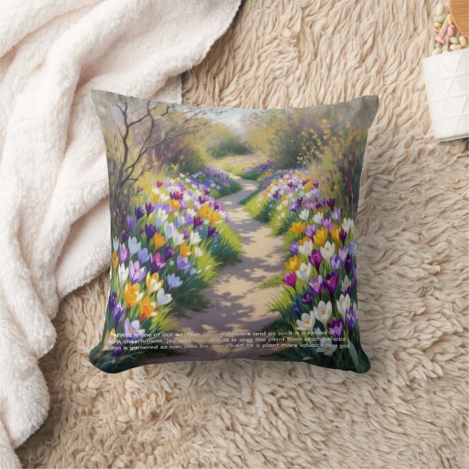 Crocus Symbolism クッション (ブランケット)