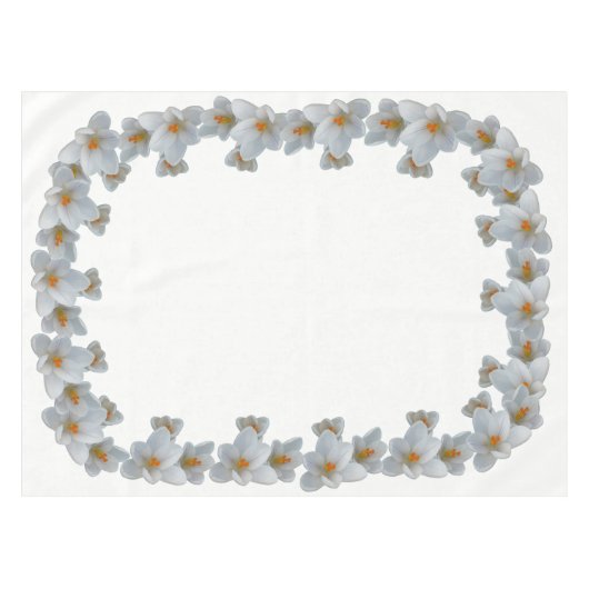 Crocus Tablecloth Easter Flowers Crocus Tablecloth テーブルクロス (正面(横))