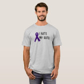 Crohnか結腸炎私は私の内臓を憎みます Tシャツ (正面フル)