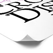 Crohn's Disease Butterfly ポスター (角)