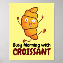 Croissantで忙しカスタマイズ可能な朝