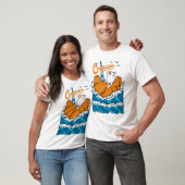 Croissant and Cat in the Wave  Tシャツ (ユニセックス)
