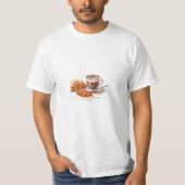 croissant café tシャツ (正面)