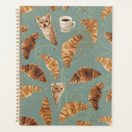 Croissant Crawl Cats, Coffee & French Planner プランナー手帳