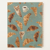 Croissant Crawl Cats, Coffee & French Planner プランナー手帳 (裏面)