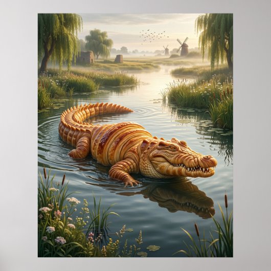 Croissant Crocodile ポスター (正面)