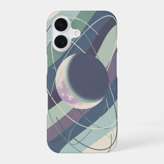 Croissant de Lune Vintage iPhone 16ケース (裏面)