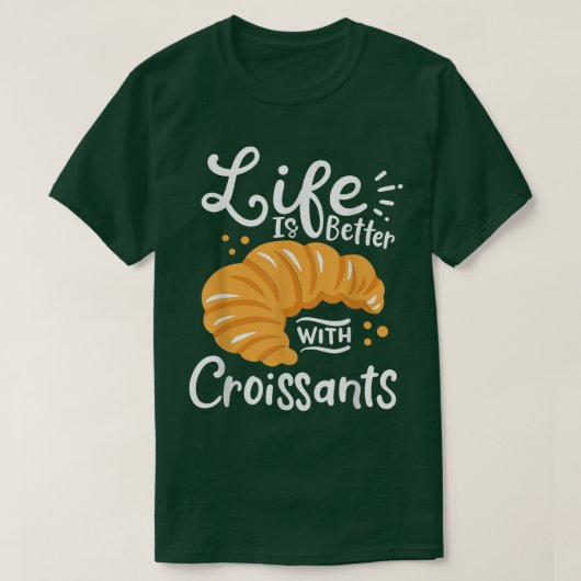 Croissant French Baking  Tシャツ (デザイン正面)