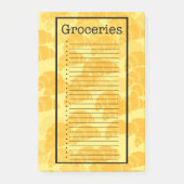 Croissant Grocery List ポストイット (正面)