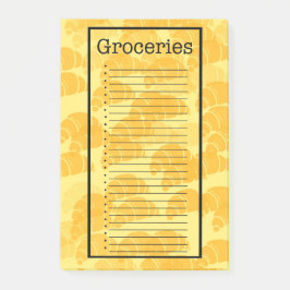 Croissant Grocery List ポストイット