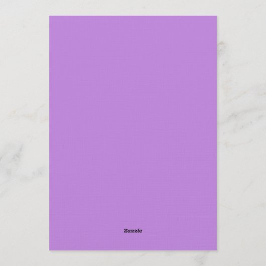 Croissant Pastel Birthday Brunch  招待状 (裏面)