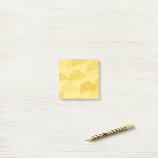 Croissant Post it Notes ポストイット (デスク上)