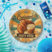 Croissant Time Vintage Kitchen ペーパープレート (パーティー)
