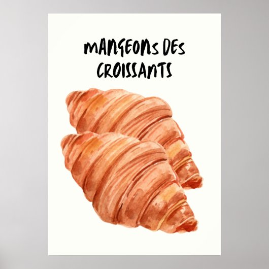 Croissants ポスター (正面)